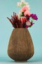 Aberto Design BK019 Maceta Decorativa de Cerámica Marrón